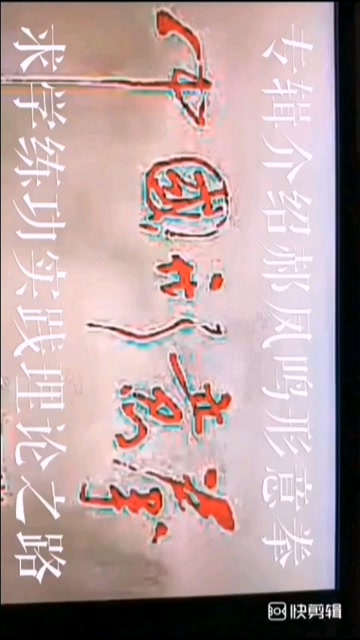 全面介绍山西太谷形意拳专家，郝凤鸣形意拳系列教学片