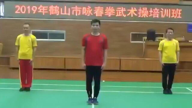 鹤山咏春拳武术操