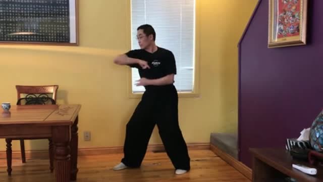 形意拳开胸发力单练