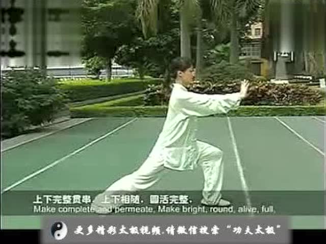 太极拳基本功二十四式 基本功及规格练习