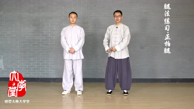 太极拳基本功教学——腿法练习