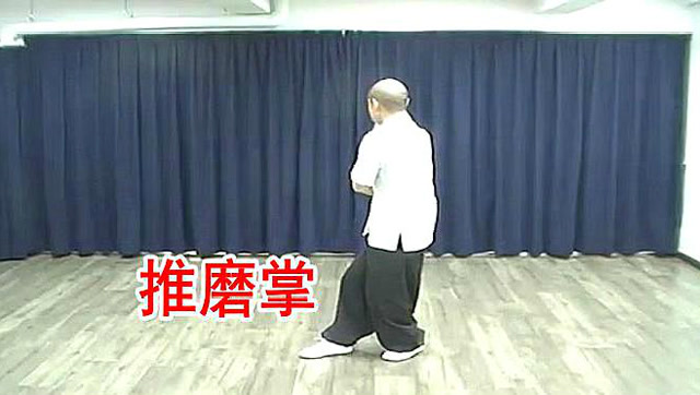 传统武术欣赏:八卦掌 推磨掌法运用