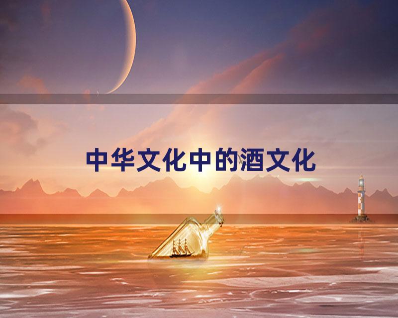 中华文化中的酒文化
