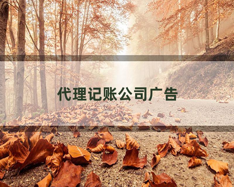 代理记账公司广告