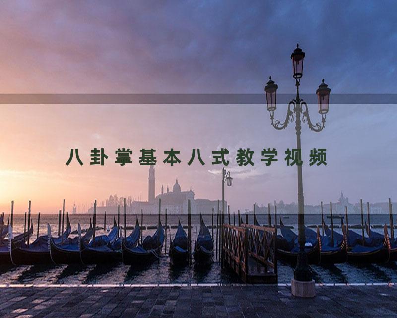 八卦掌基本八式教学视频