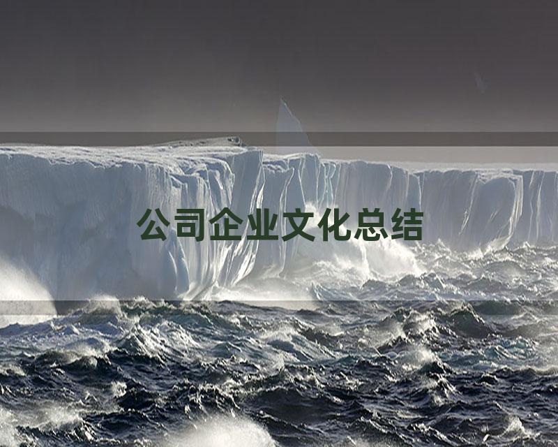 公司企业文化总结