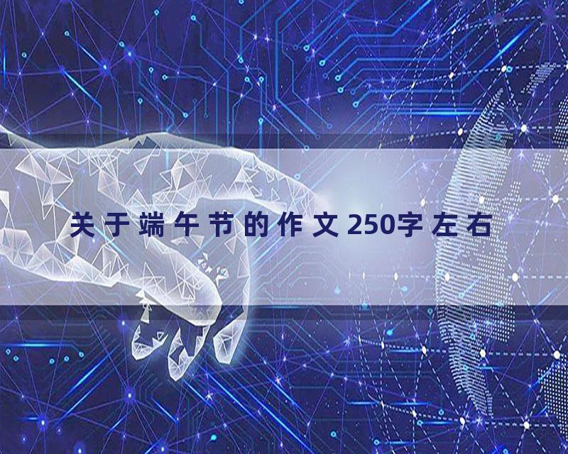 关于端午节的作文250字左右
