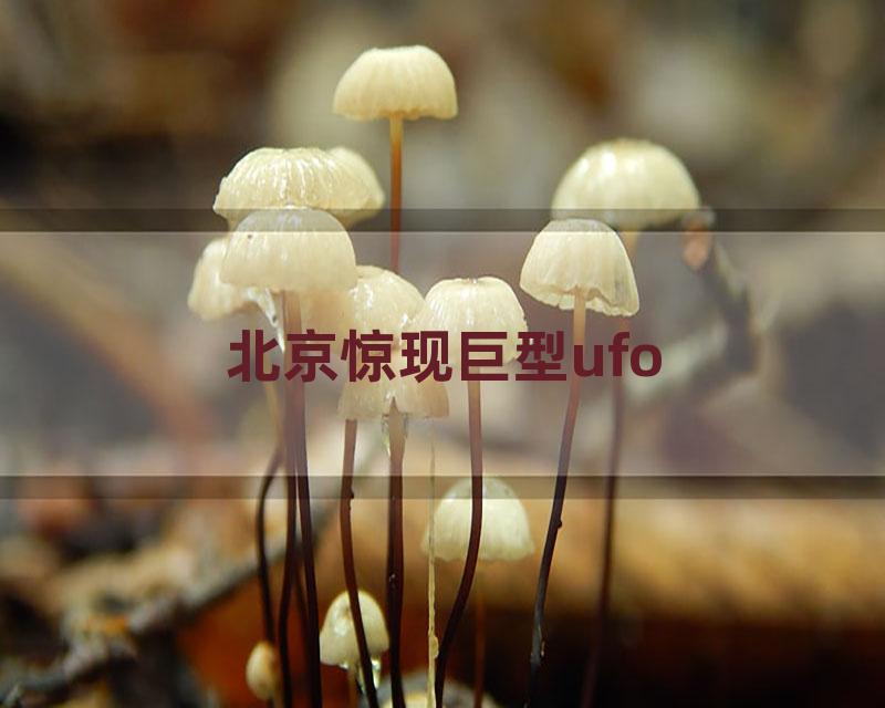 北京惊现巨型ufo