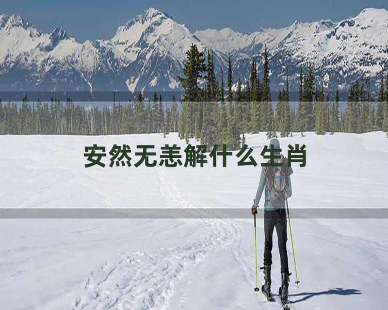 安然无恙解什么生肖