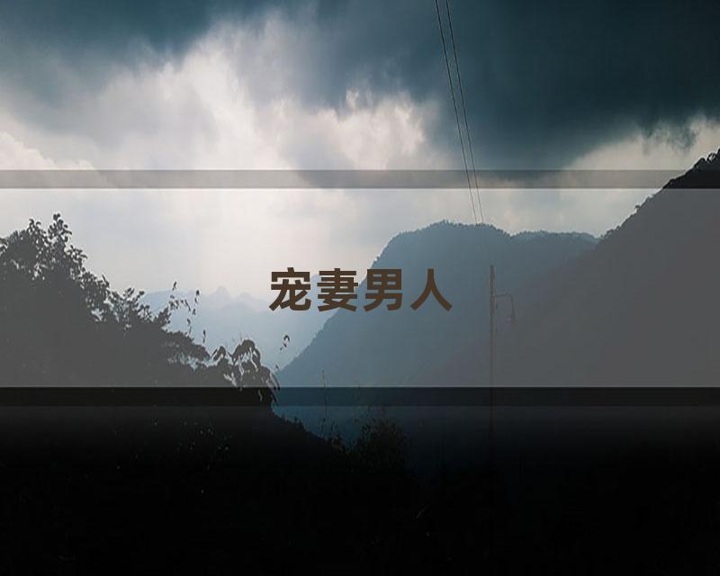 宠妻男人