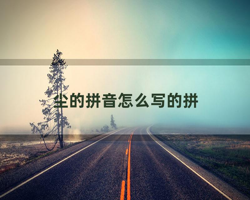 尘的拼音怎么写的拼