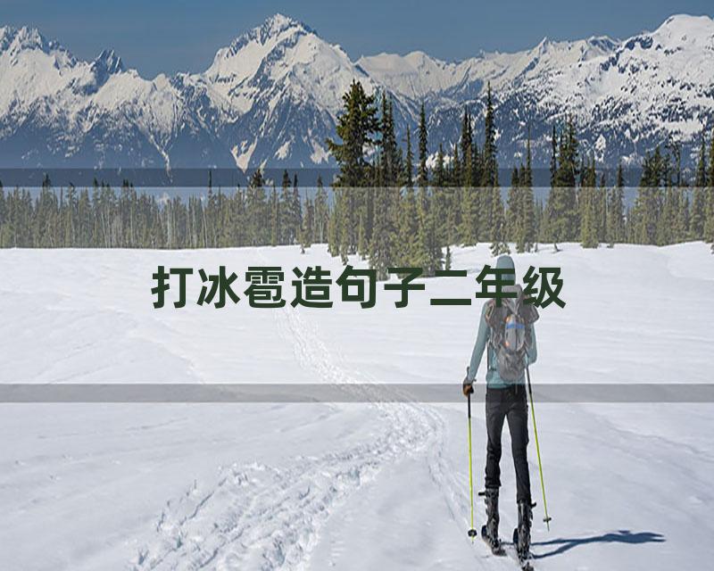 打冰雹造句子二年级