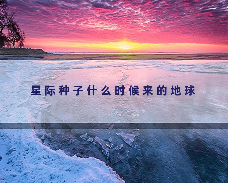 星际种子什么时候来的地球
