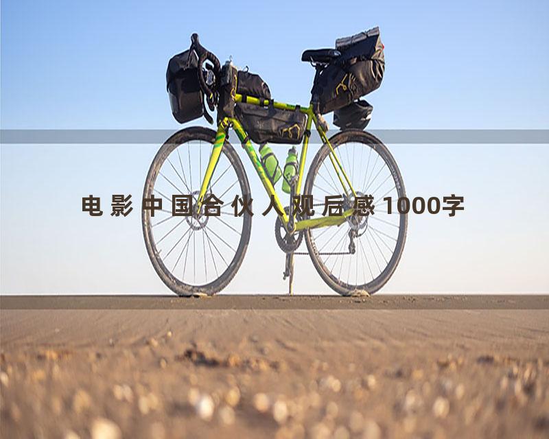电影中国合伙人观后感1000字
