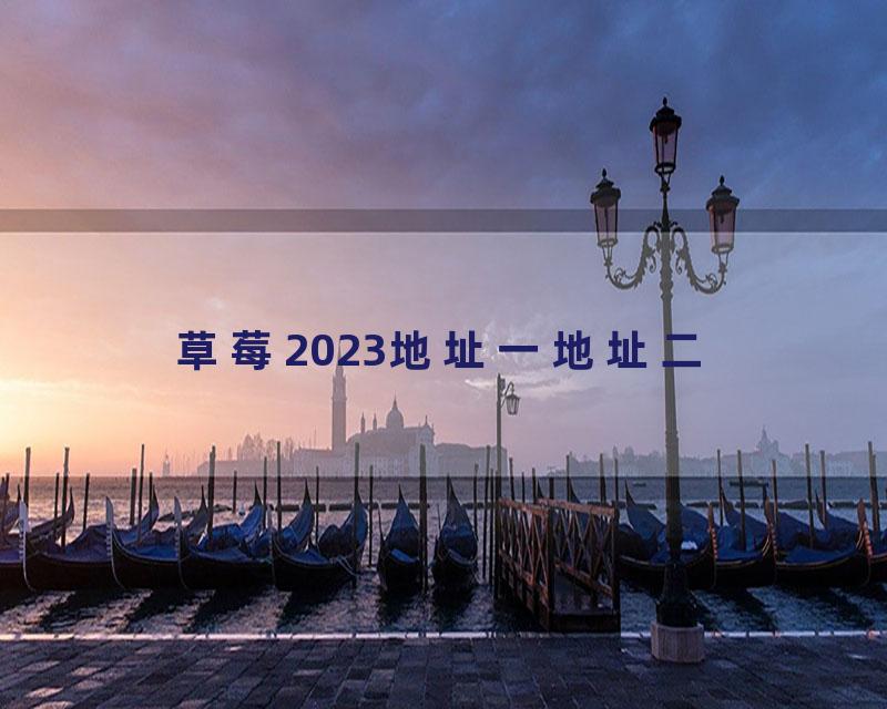 草莓2023地址一地址二