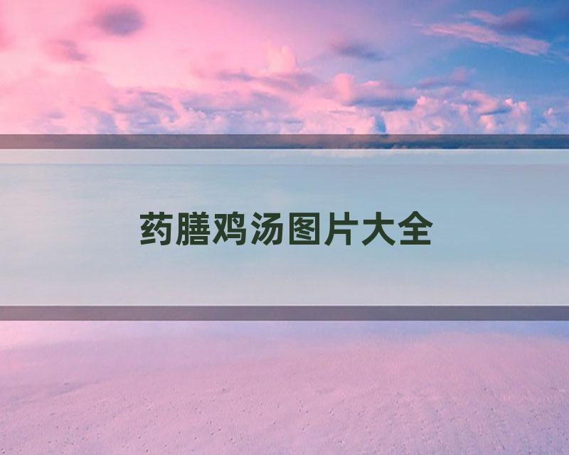 药膳鸡汤图片大全