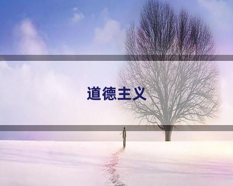 道德主义