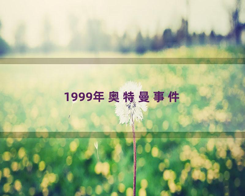 1999年奥特曼事件