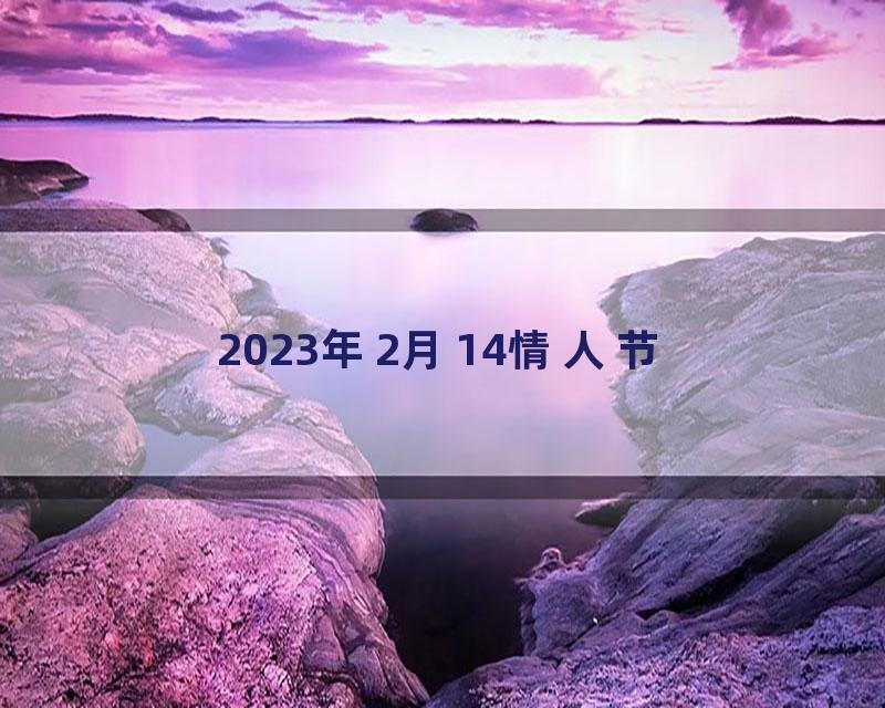 2023年2月14情人节
