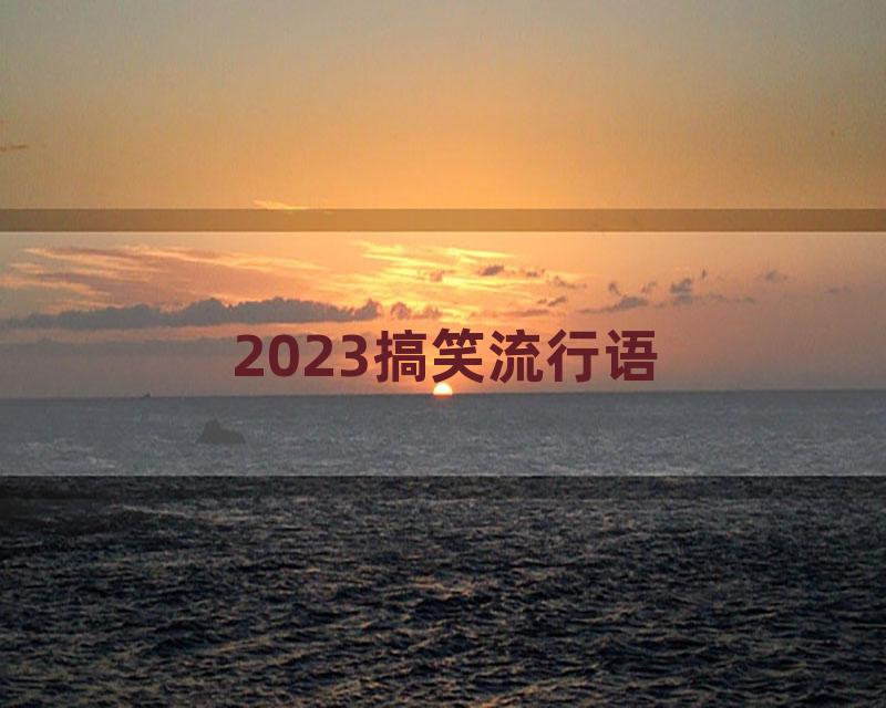 2023搞笑流行语