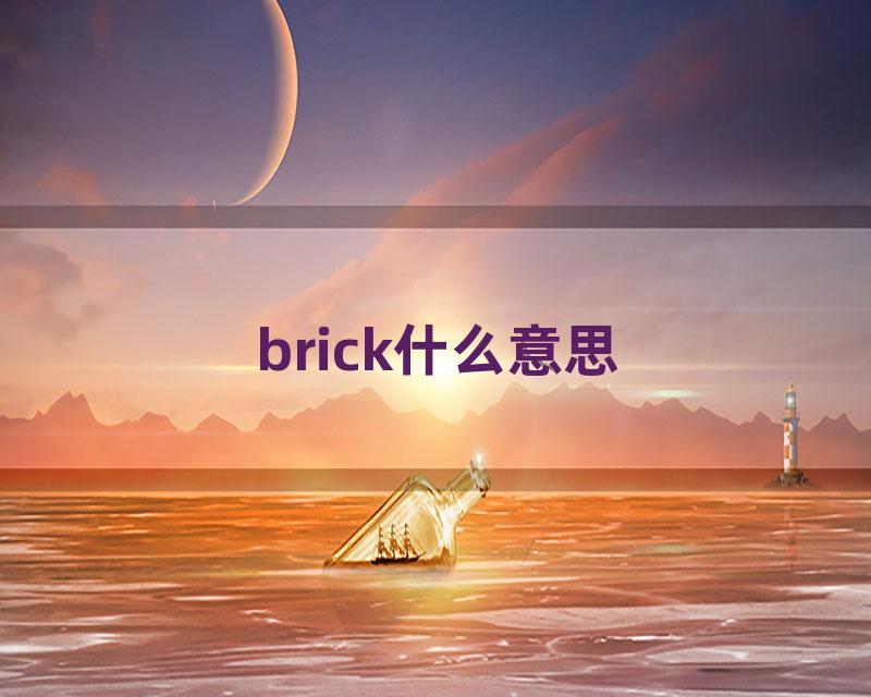brick什么意思