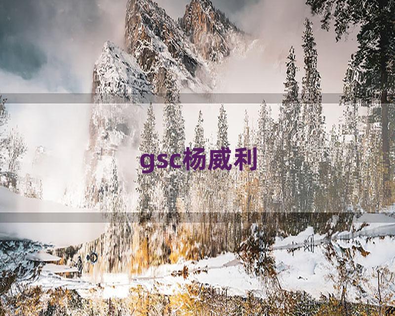 gsc杨威利